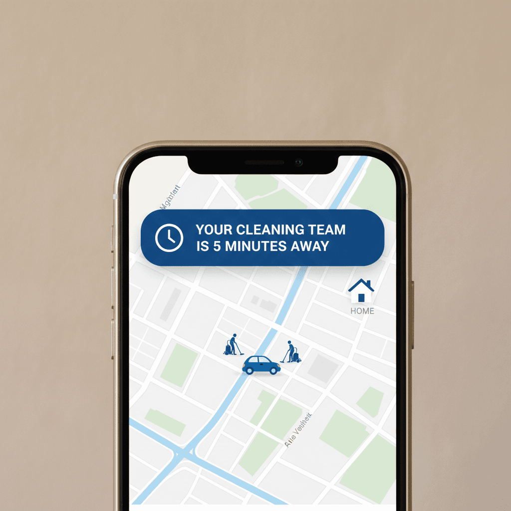 Real-time service notification on phone